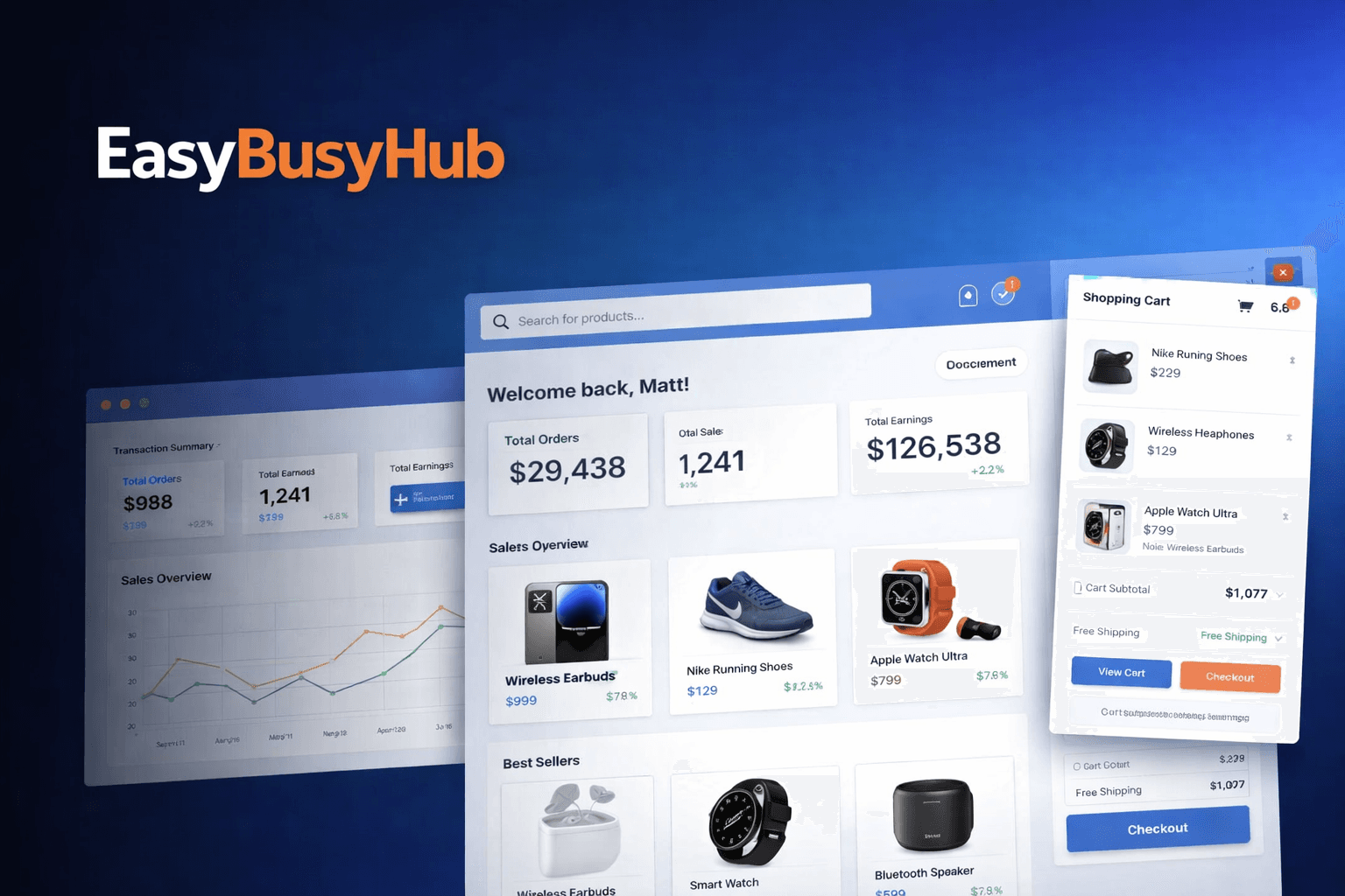 Easybusyhub Ecommerce Platform