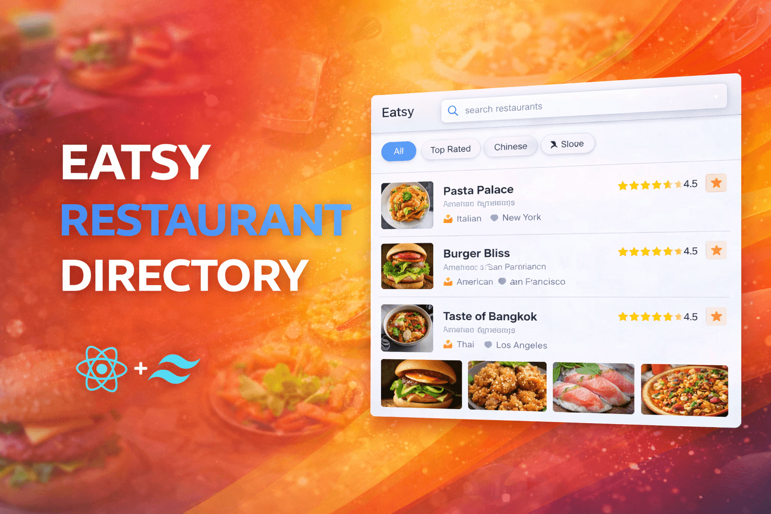 Eatsy Restaurant Directory WebApp