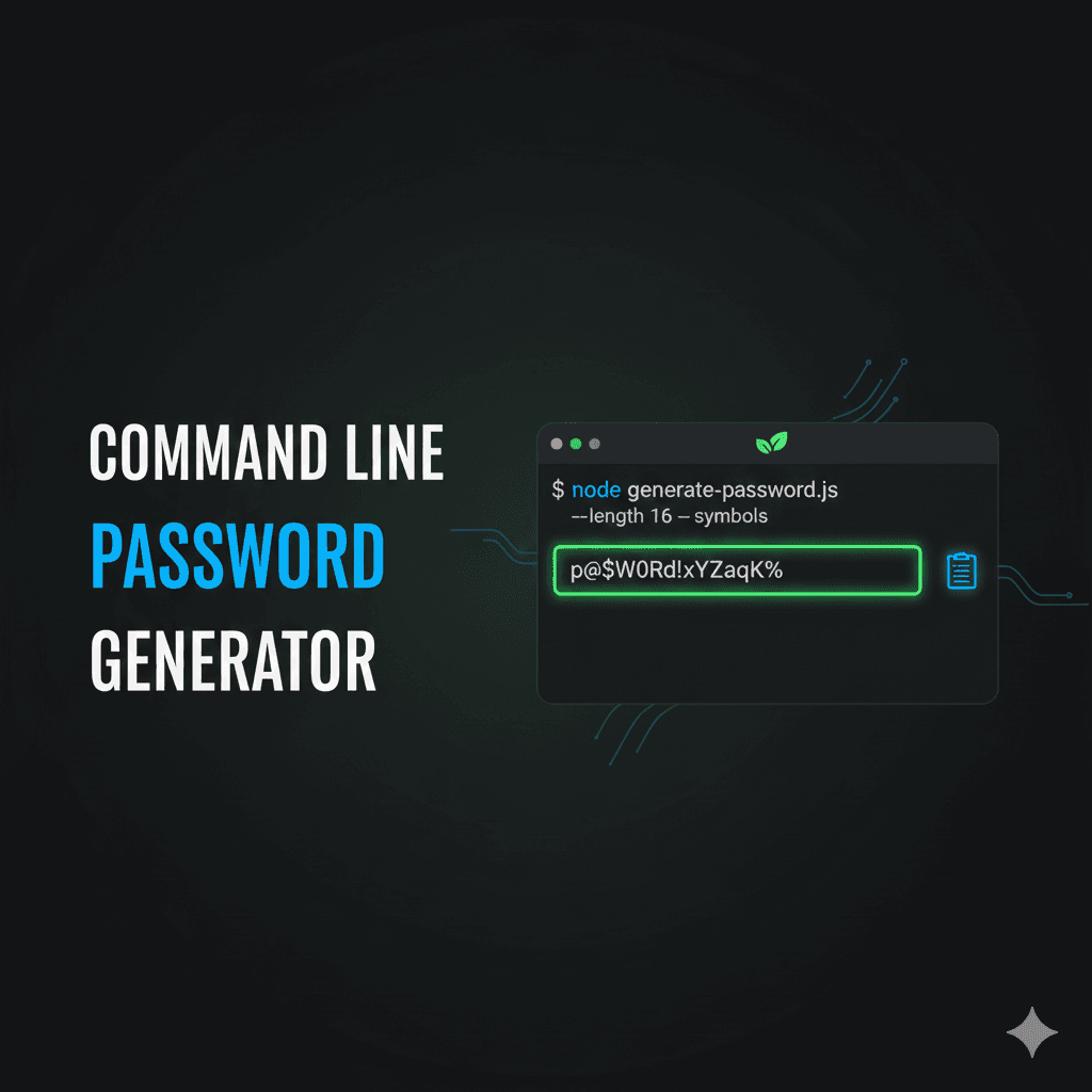 Command Line Password Generator
